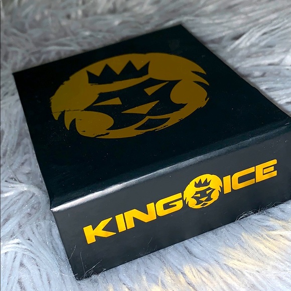 5mm single row tennis king ice bracelet 14k gold - Picture 1 of 6